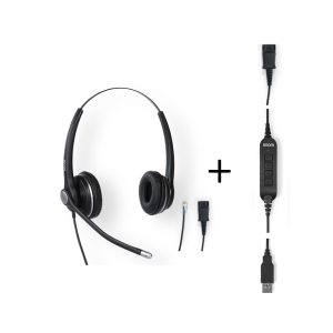Snom A100D Duo Headset for USB / Deskphone